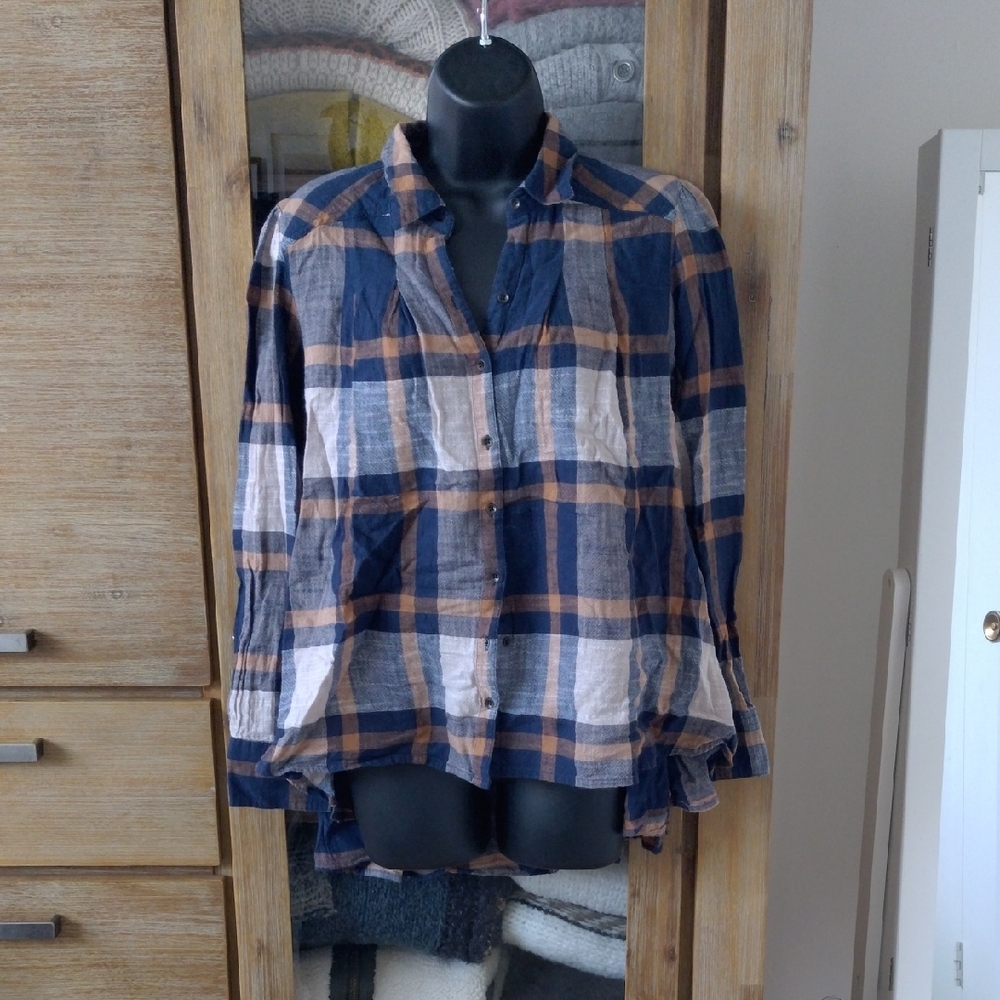 Free People Plaid Shirt